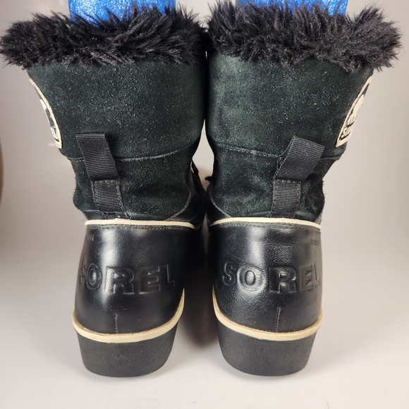 SOREL Women's Tivoli II Boots Size 9 Black Waterproof Lace Up Snow Winter - Picture 7 of 13
